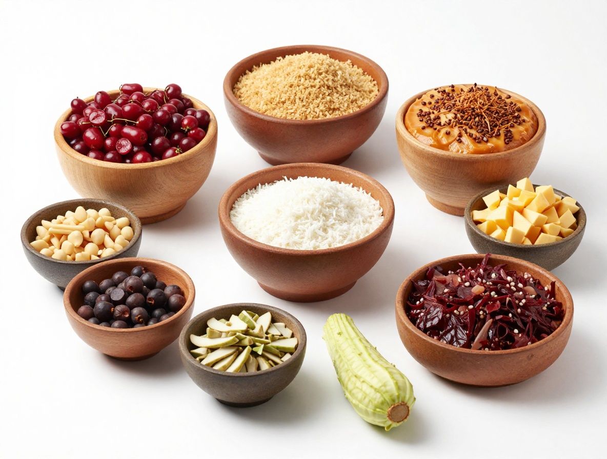 Makrofotografia rozmanitej farebnej zeleniny a probiotických potravín vrátane kefíru a kyslej kapusty na rustikálnom drevenom stole